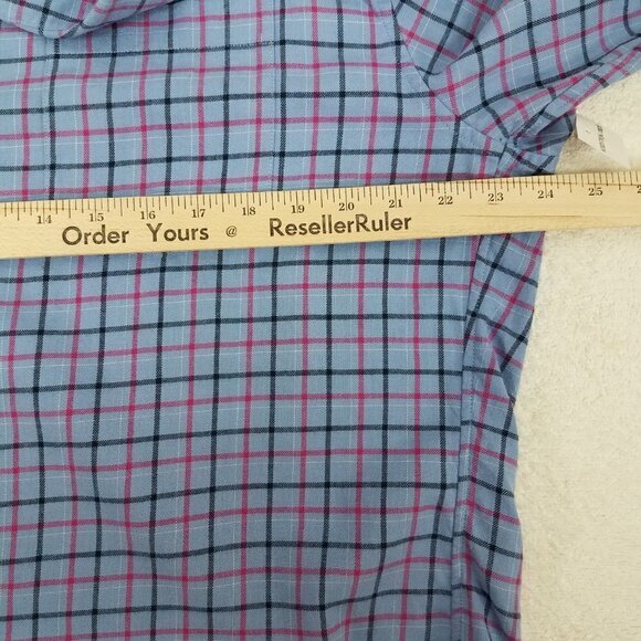 NEW Bonobos Men's XL Slim Fit Long Sleeve Button Up Plaid Shirt Blue - Picture 9 of 11